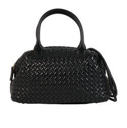 Medium Bauletto, Leather, Black, MII, S/DB, 3*